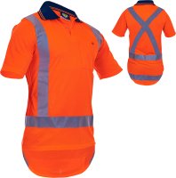 CAUTION TTMC-W17 S/S MICRO FIBRE POLO - X-BACK-SIZE