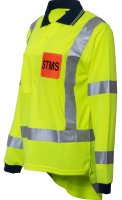 CAUTION L/S STMS MICRO FIBRE POLO-SIZE