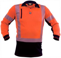 CAUTION D/N L/S MICROVENT POLO-SIZE