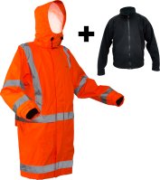 ESKO STORM PRO TTMC-W17 X-BACK FLEECE LINED JACKET-SIZE