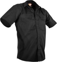 CAUTION POLY COTTON SHORT SLEEVE SHIRT-SIZE