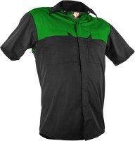 CAUTION POLY COTTON SHORT SLEEVE SHIRT-SIZE
