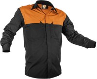 CAUTION POLY COTTON LONG SLEEVE SHIRT-SIZE