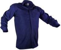 CAUTION POLY COTTON LONG SLEEVE SHIRT-SIZE