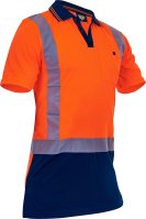 [PCP1211-FLOR/NA-7XL] CAUTION D/N MICRO FIBRE POLO-SIZE (7XL)