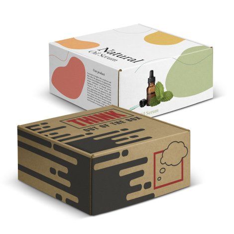 Die Cut Box with Locking Lid - 225x225x113mm - 127040
