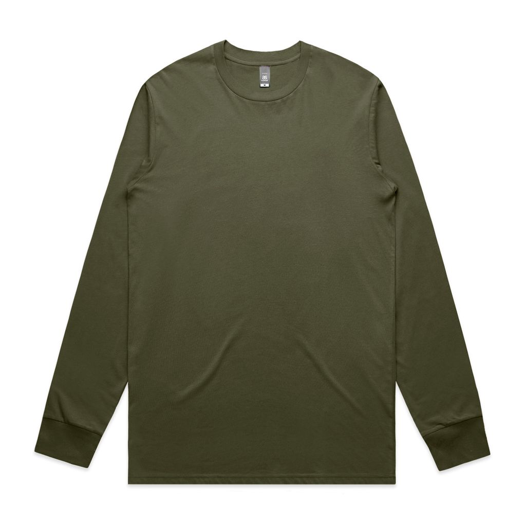 [5020-ARMY-G-S] Staple L/S Tee - 5020 (S, Army)