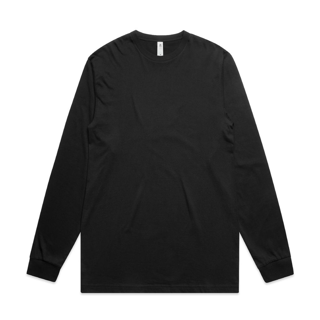 [5054-BLACK-G-S] Block L/S Tee - 5054 (S, Black)