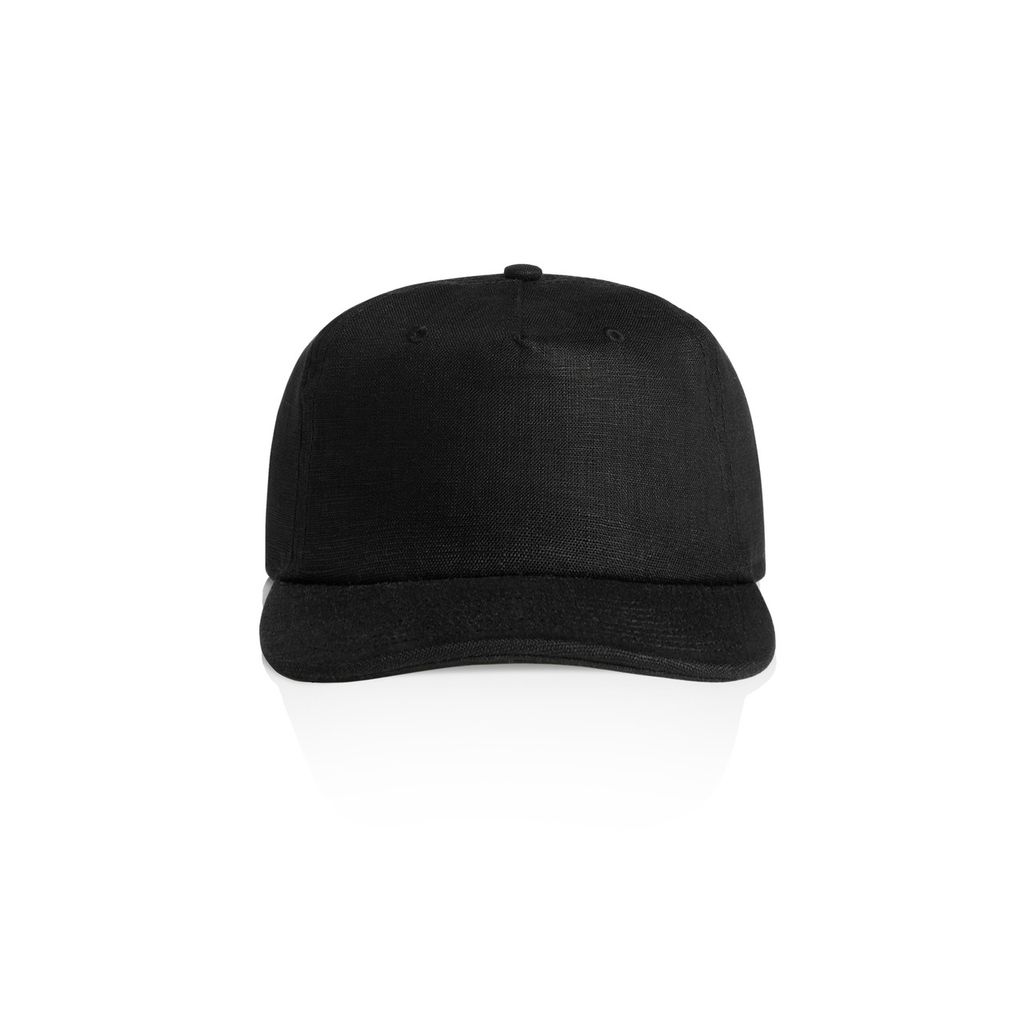 [1158-BLACK-P-OS] Class Linen Cap - 1158 (Black)