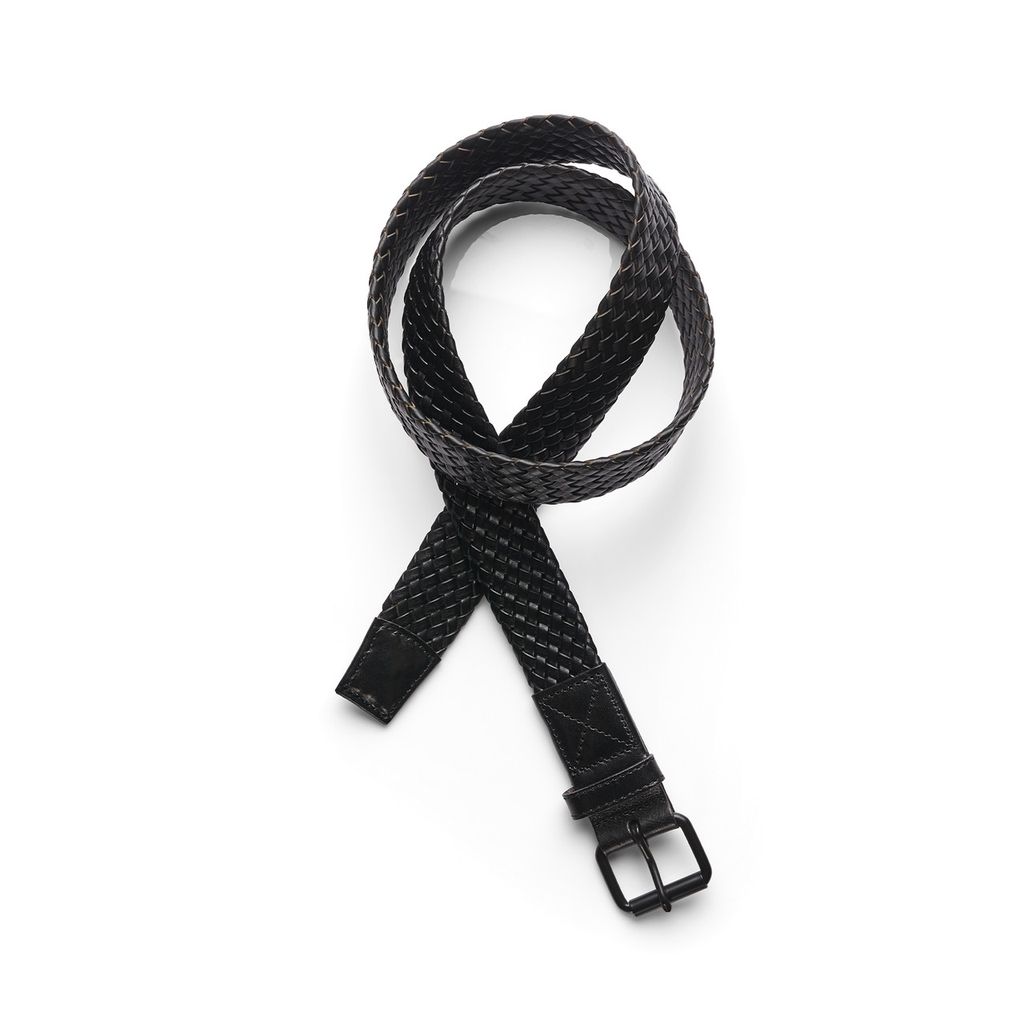 Braided Leather Belt - 1405