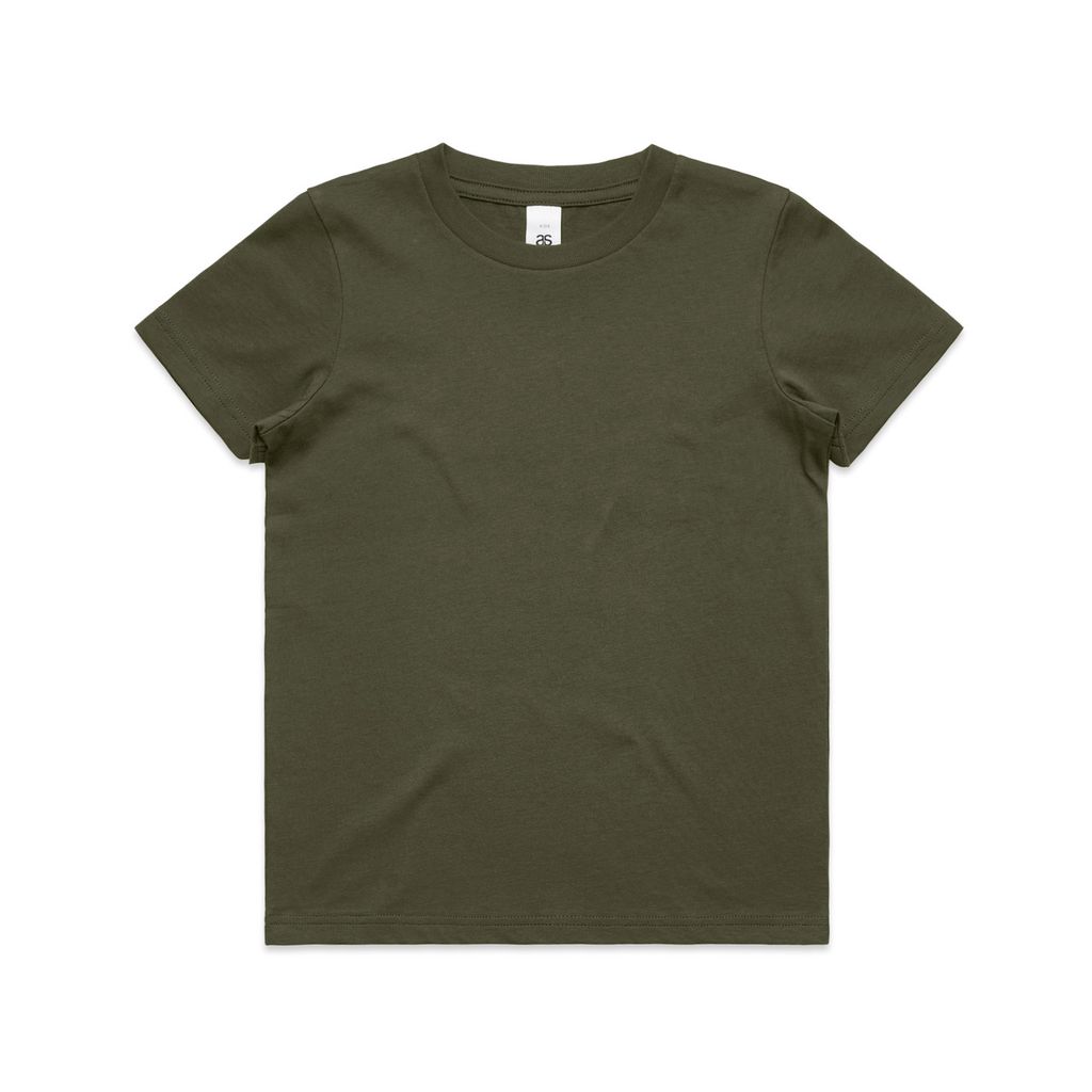 [3006-ARMY-V-8K] Youth Staple Tee - 3006 (8, Army)