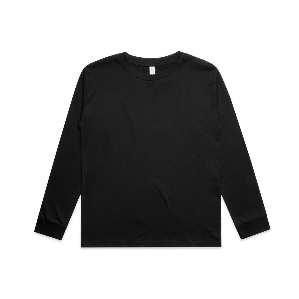 [3062-BLACK-S-2K] Kids Classic L/S Tee - 3062 (2, Black)