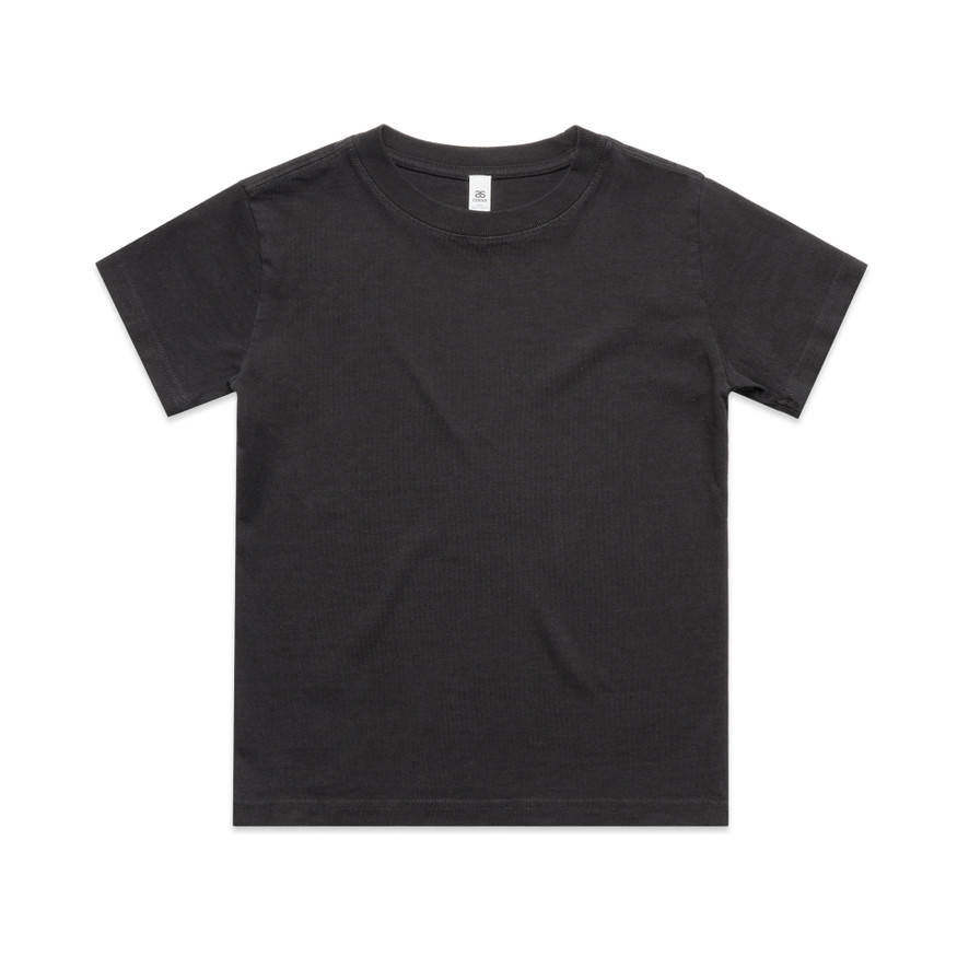 [3070-F_BLK-S-2K] Kids Heavy Faded Tee - 3070 (2, Faded Black)