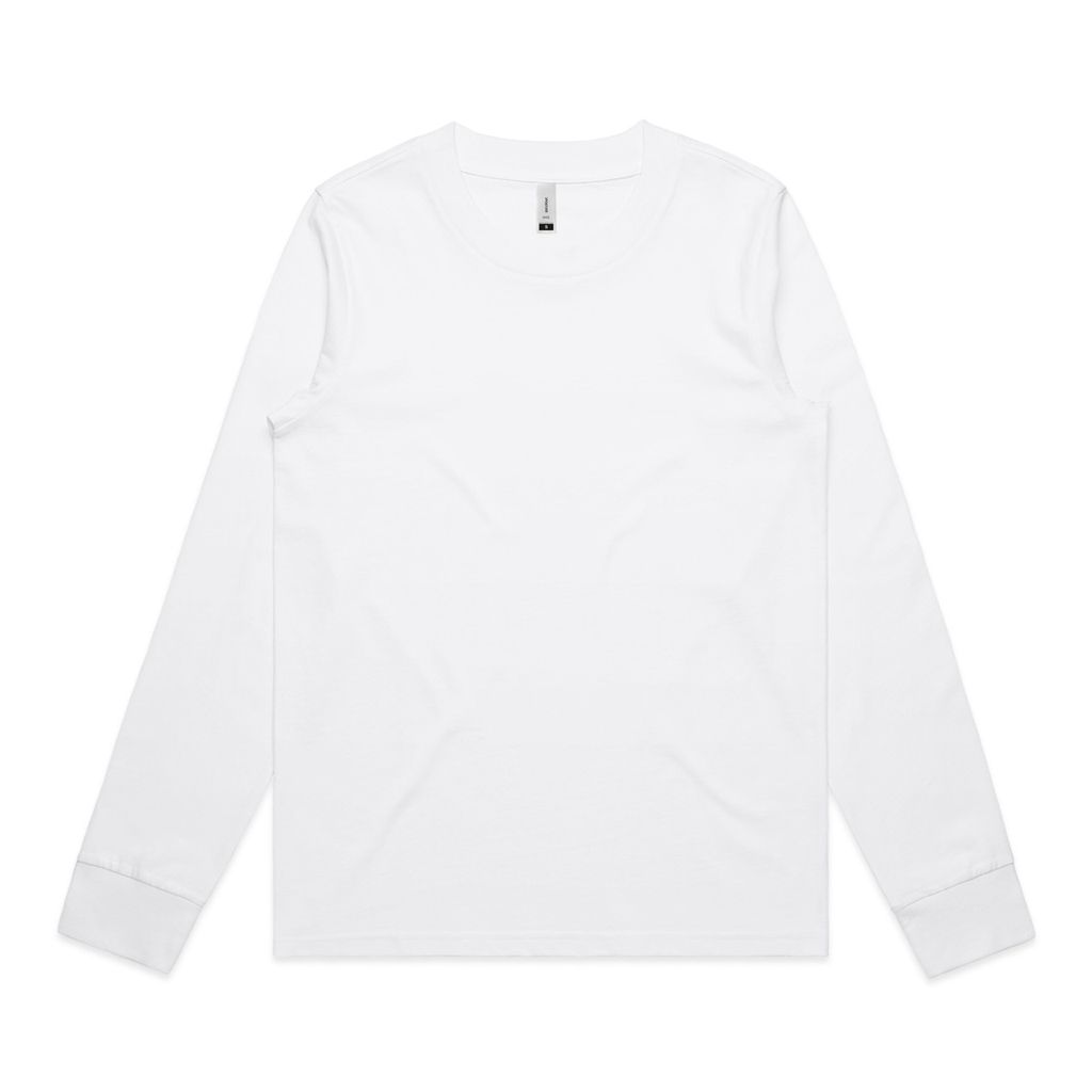 [4056-WHITE-F-XS] Wo's Dice L/S Tee - 4056 (XS, White)