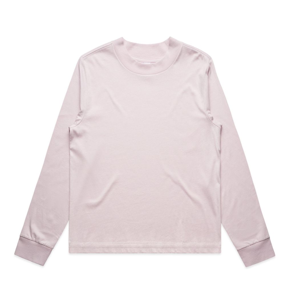 [4070-ORCHI-F-XS] Wo's Mock L/S Tee - 4070 (XS, Orchid)