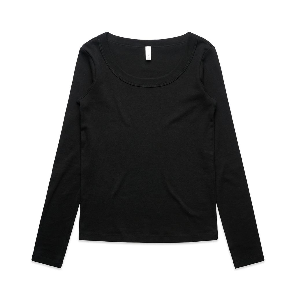 Wo's Organic Baby Rib L/S Tee - 4075