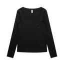 Wo's Organic Baby Rib L/S Tee - 4075