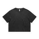 Wo's Heavy Faded Crop Tee - 4089