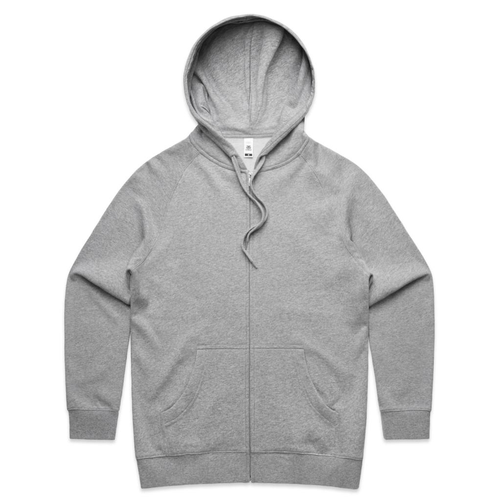 [4103-GRE_M-F-XS] Wo's Official Zip Hood - 4103 (XS)