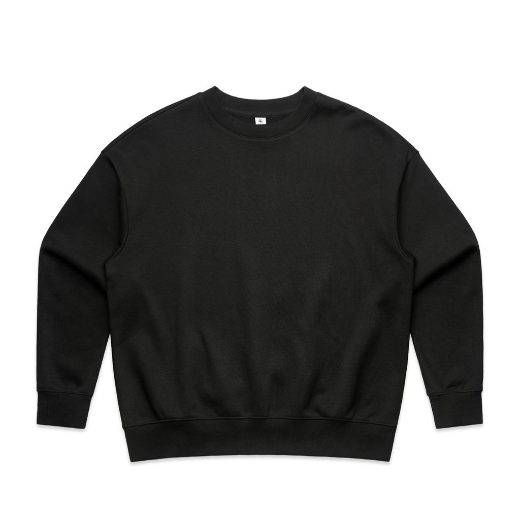 [4145-BLACK-F-XS] Wo's Heavy Crew - 4145 (XS, Black)