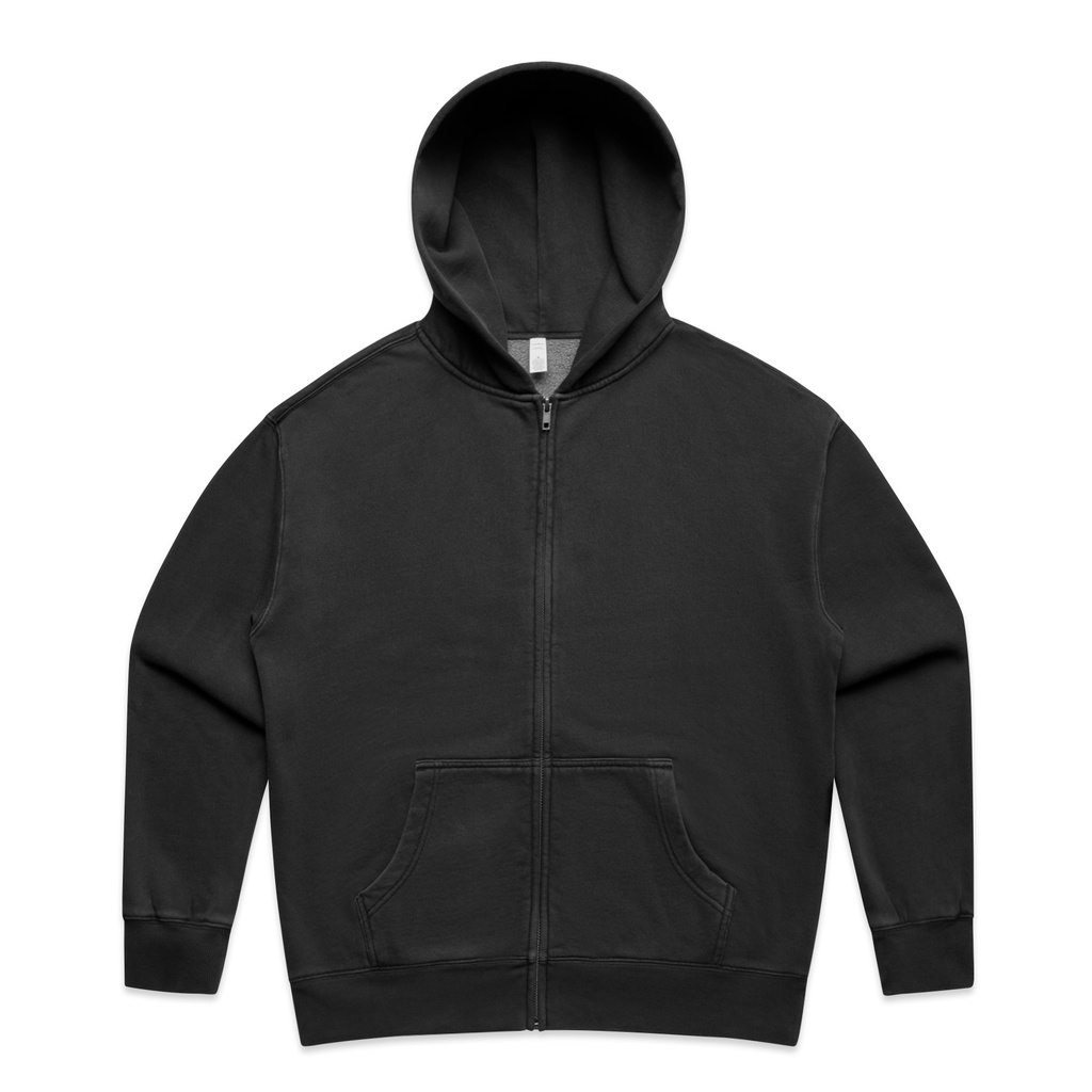 [4170-F_BLK-F-XS] Wo's Relax Faded Zip Hood - 4170 (XS, Faded Black)
