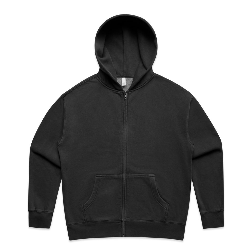 [4170-F_BLK-F-XS] Wo's Relax Faded Zip Hood - 4170 (XS, Faded Black)