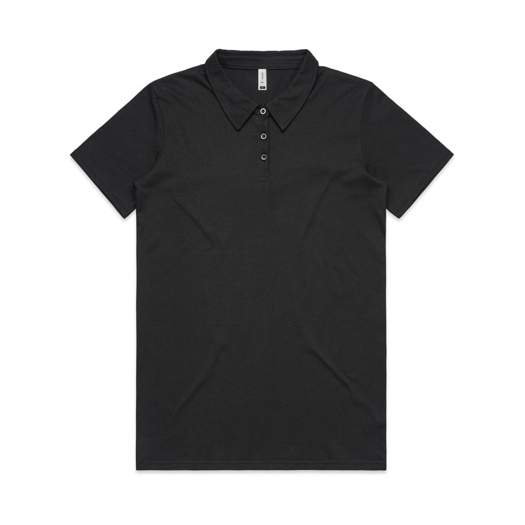 [4402-BLACK-F-XS] Wo's Amy Polo - 4402 (XS, Black)