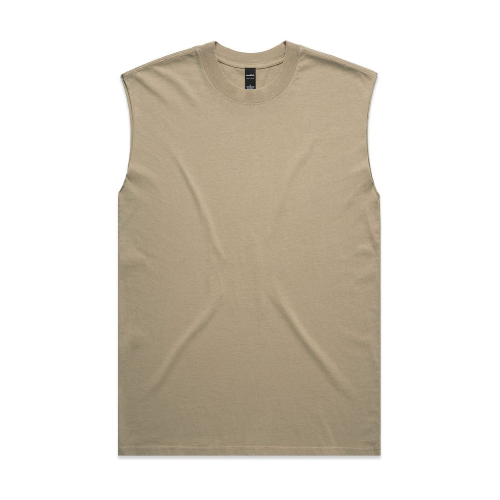 [5084-F_BLK-G-S] Heavy Faded Tank - 5084 (S, Faded Black)
