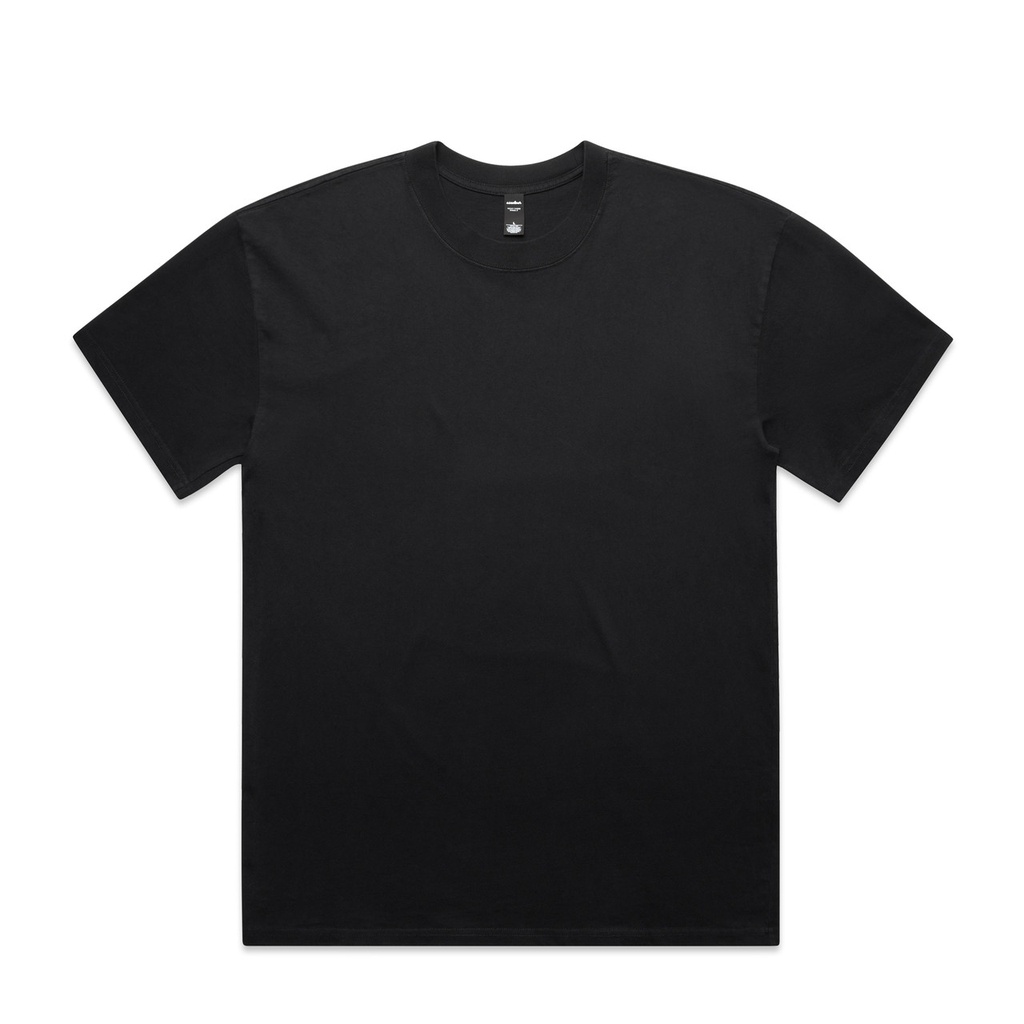 [5086-F_BLK-G-S] Heavy Faded Minus Tee [-5cm] 5086 - 5086 (S, Faded Black)