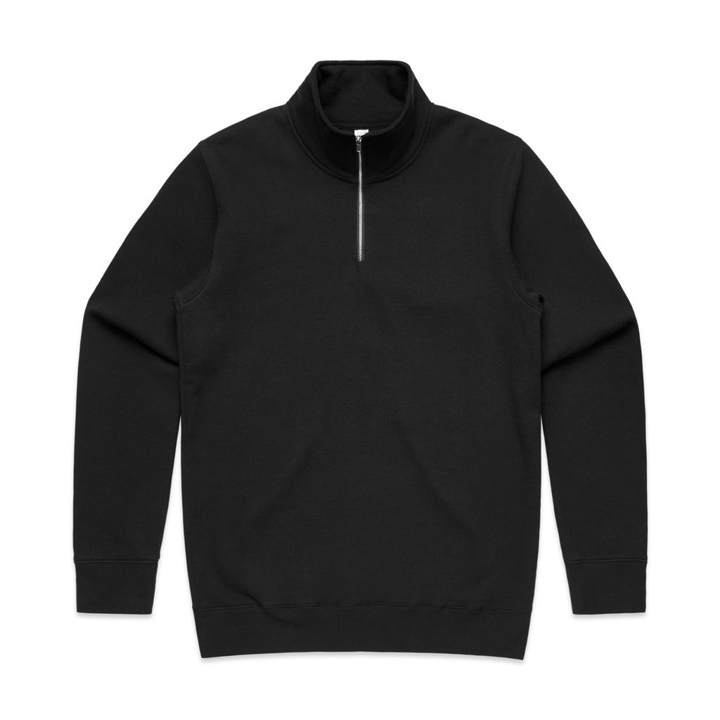 [5125-BLACK-G-S] Stencil Half Zip Crew - 5125 (S, Black)