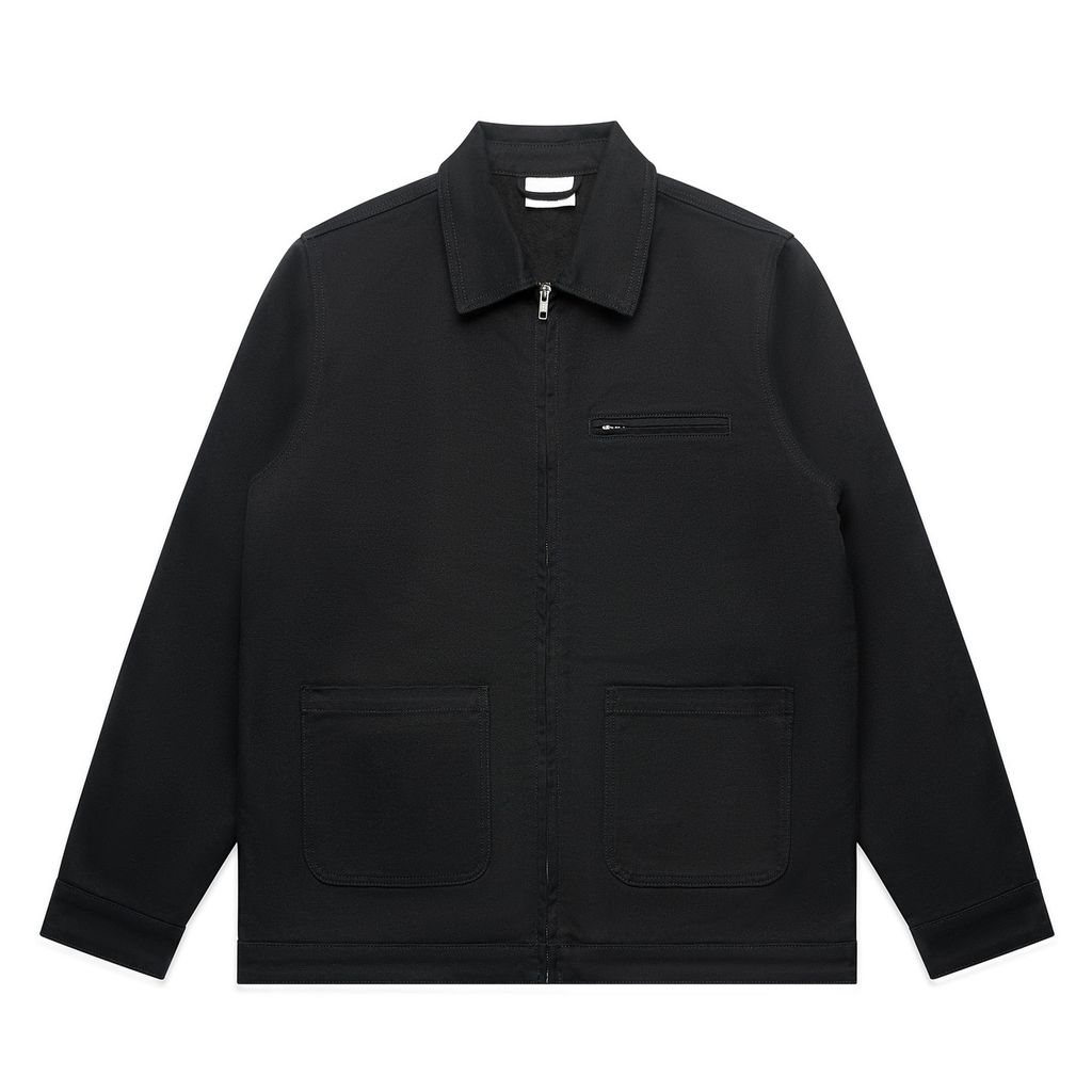 [5527-BLACK-G-S] Canvas Heavy Jacket - 5527 (S, Black)