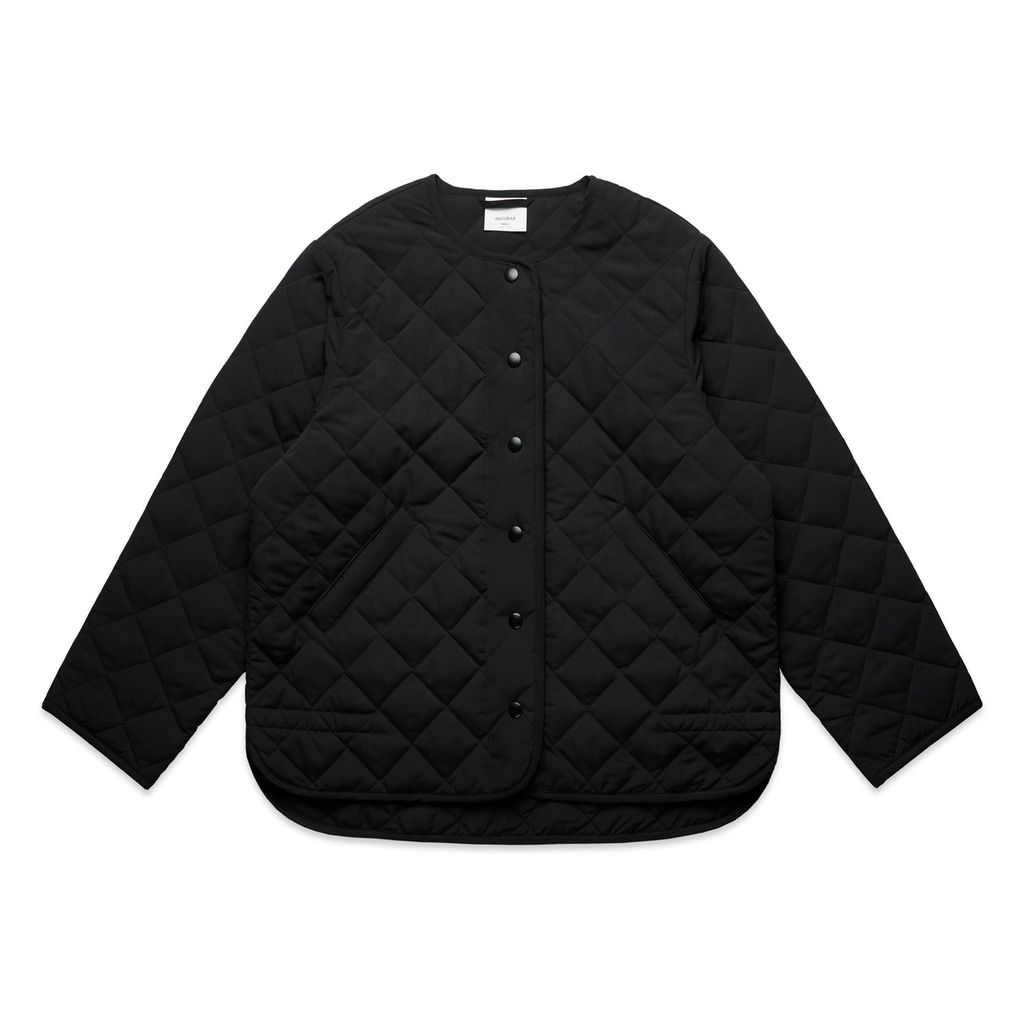 [4525-BLACK-F-XS] Wo's Quilted Jacket - 4525 (XS, Black)