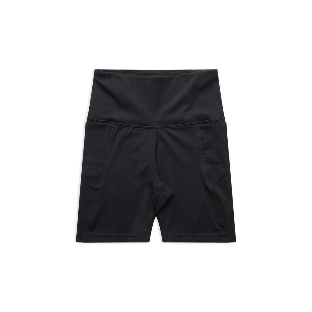 [4621-BLACK-F-XS] Wo's Active Bike Shorts - 4621 (XS, Black)
