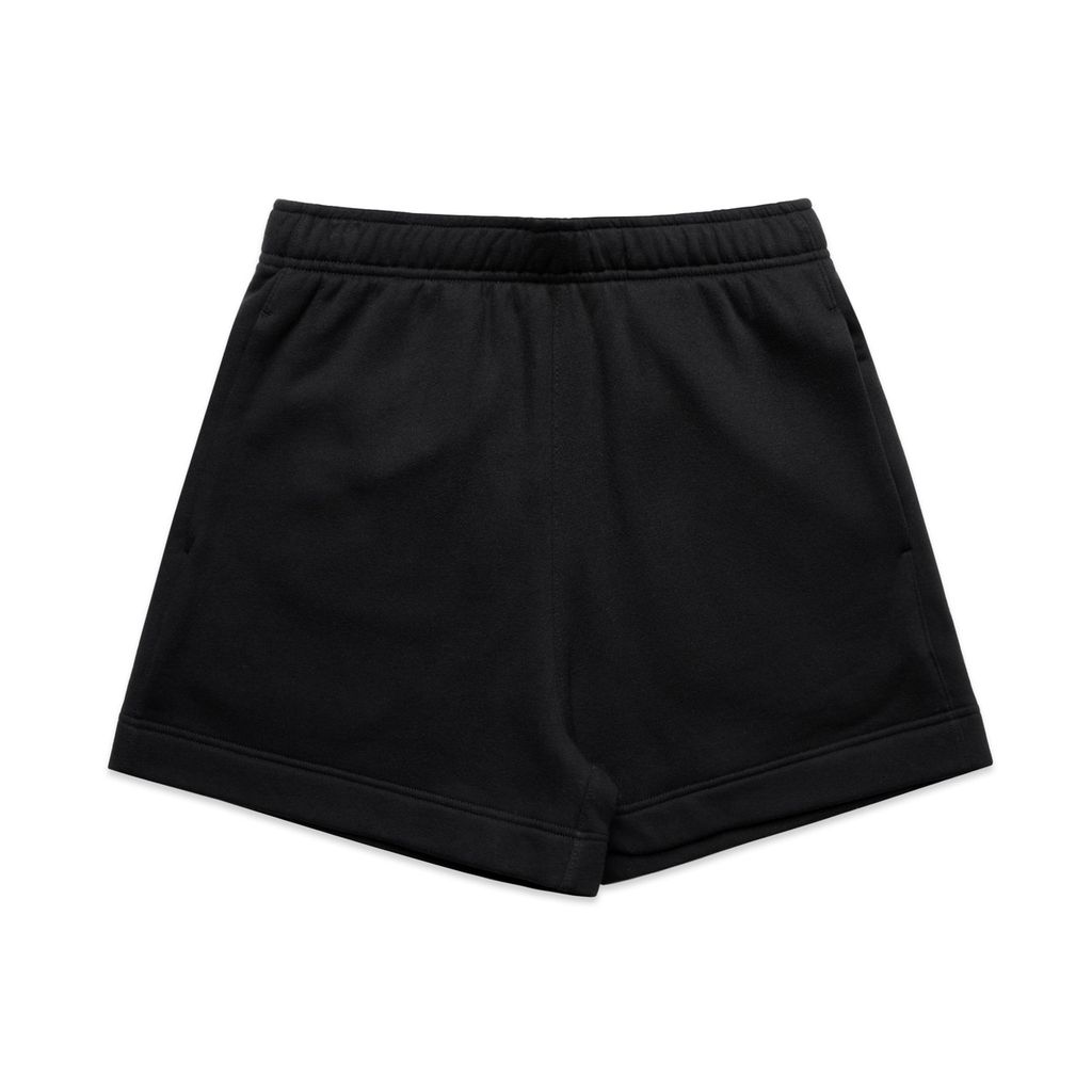 [4933-BLACK-F-XS] Wo's Relax Track Shorts - 4933 (XS, Black)
